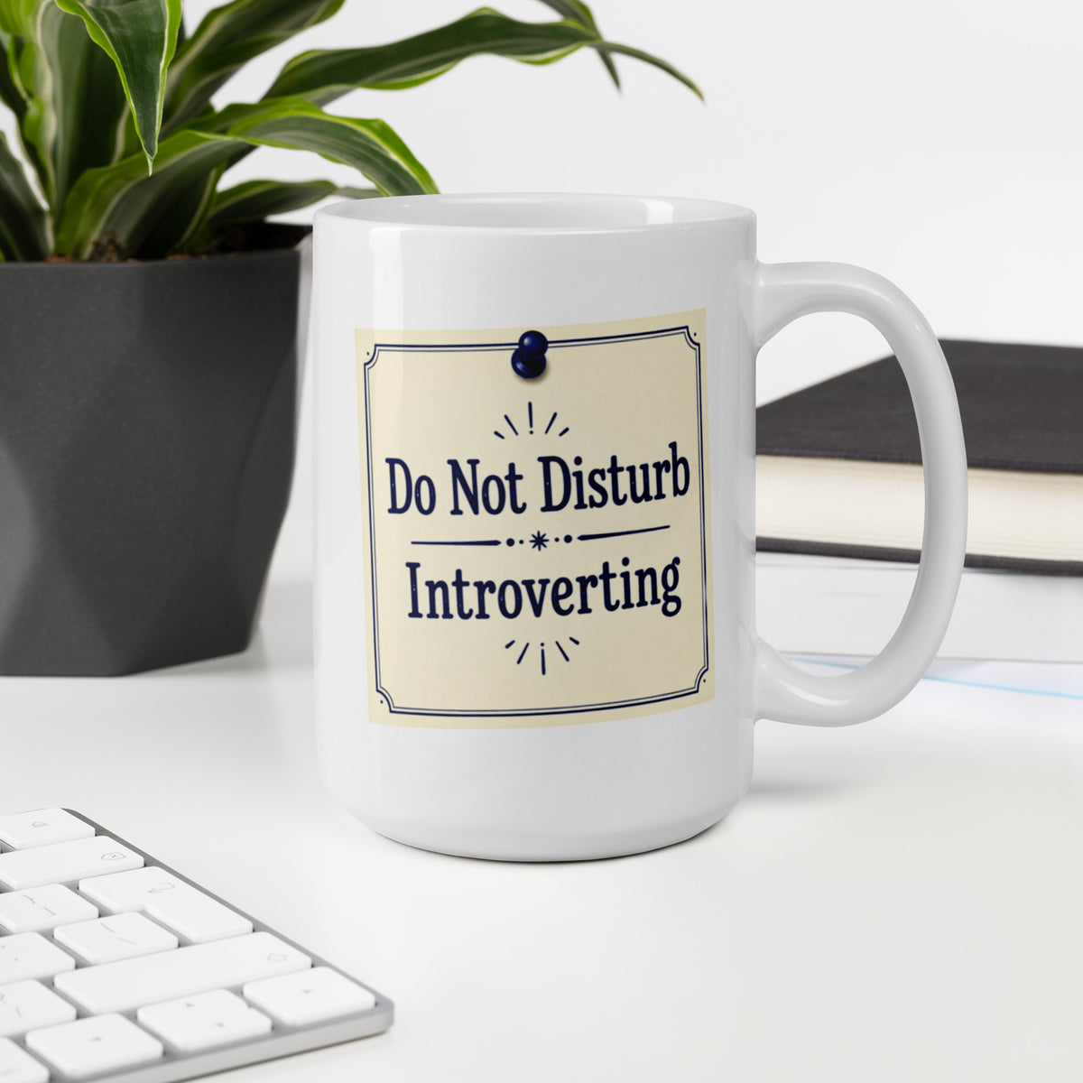 Introvert Mug - Do Not Disturb Coffee Cup - Funny Antisocial Gift