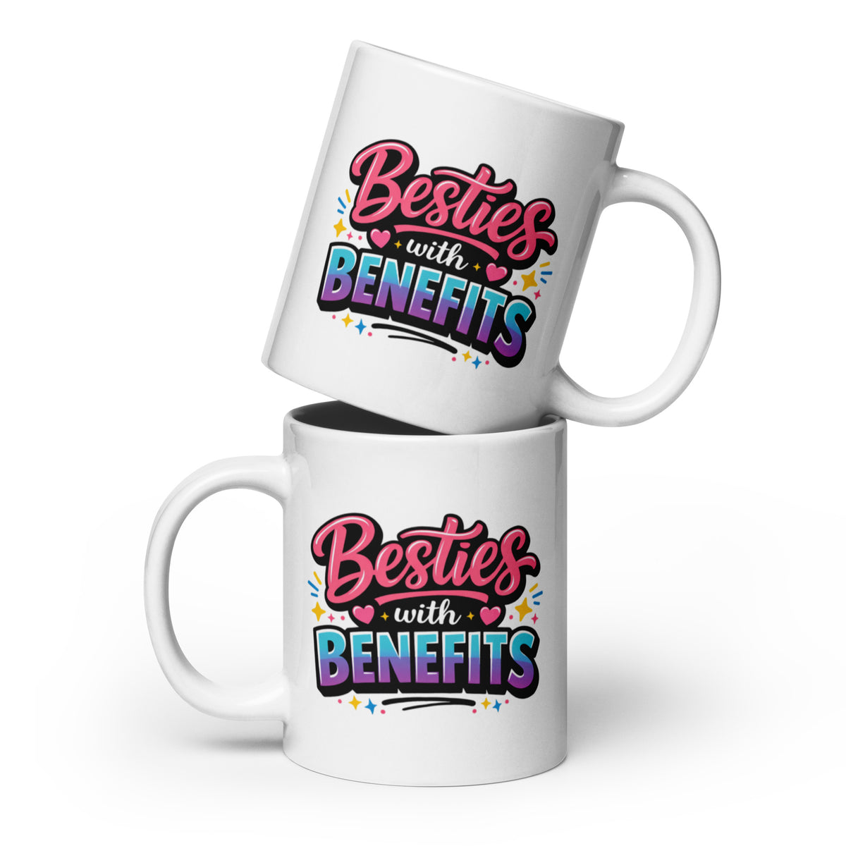 Besties with Benefits Mug - Funny Best Friend Gift - BFF Coffee Mug - Friendship Mug - Galentines Day Gift - Best Friend Birthday Gift