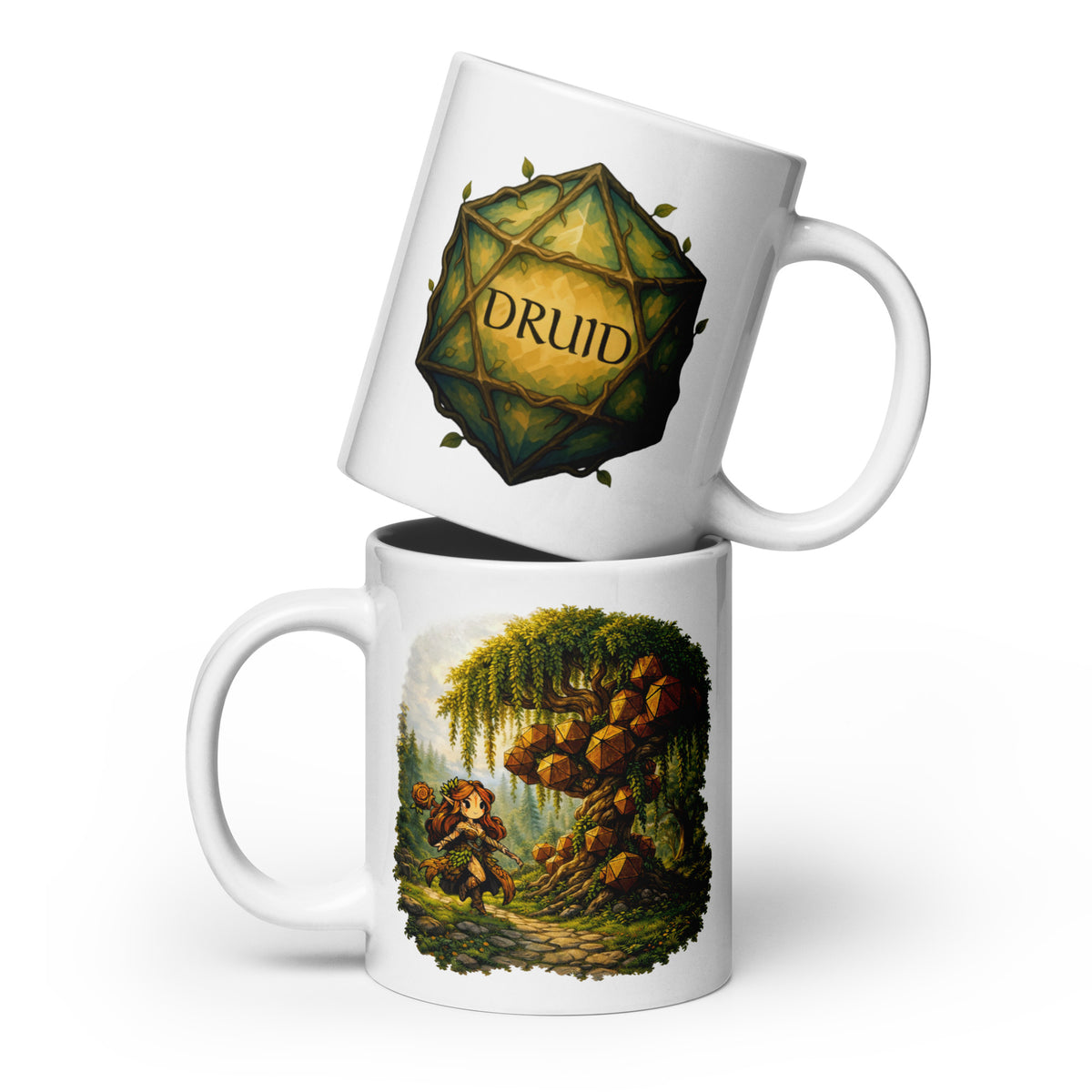 Druid Class DND Coffee Mug - Dungeons and Dragons Gift - Tabletop Gaming Mug - RPG Gift - Fantasy Class Mug