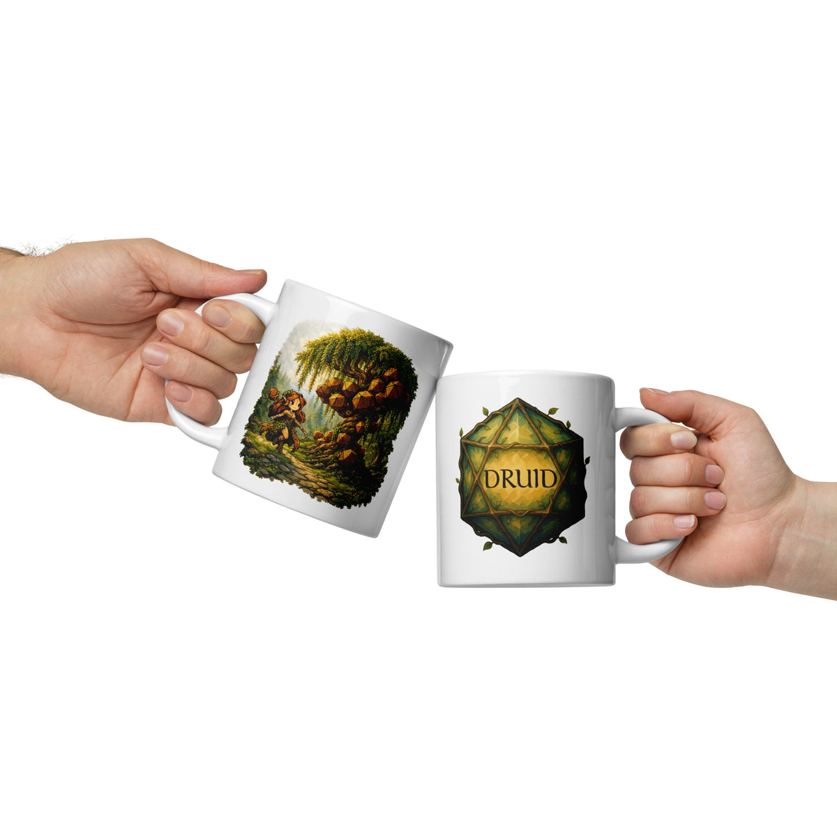 Druid Class DND Coffee Mug - Dungeons and Dragons Gift - Tabletop Gaming Mug - RPG Gift - Fantasy Class Mug