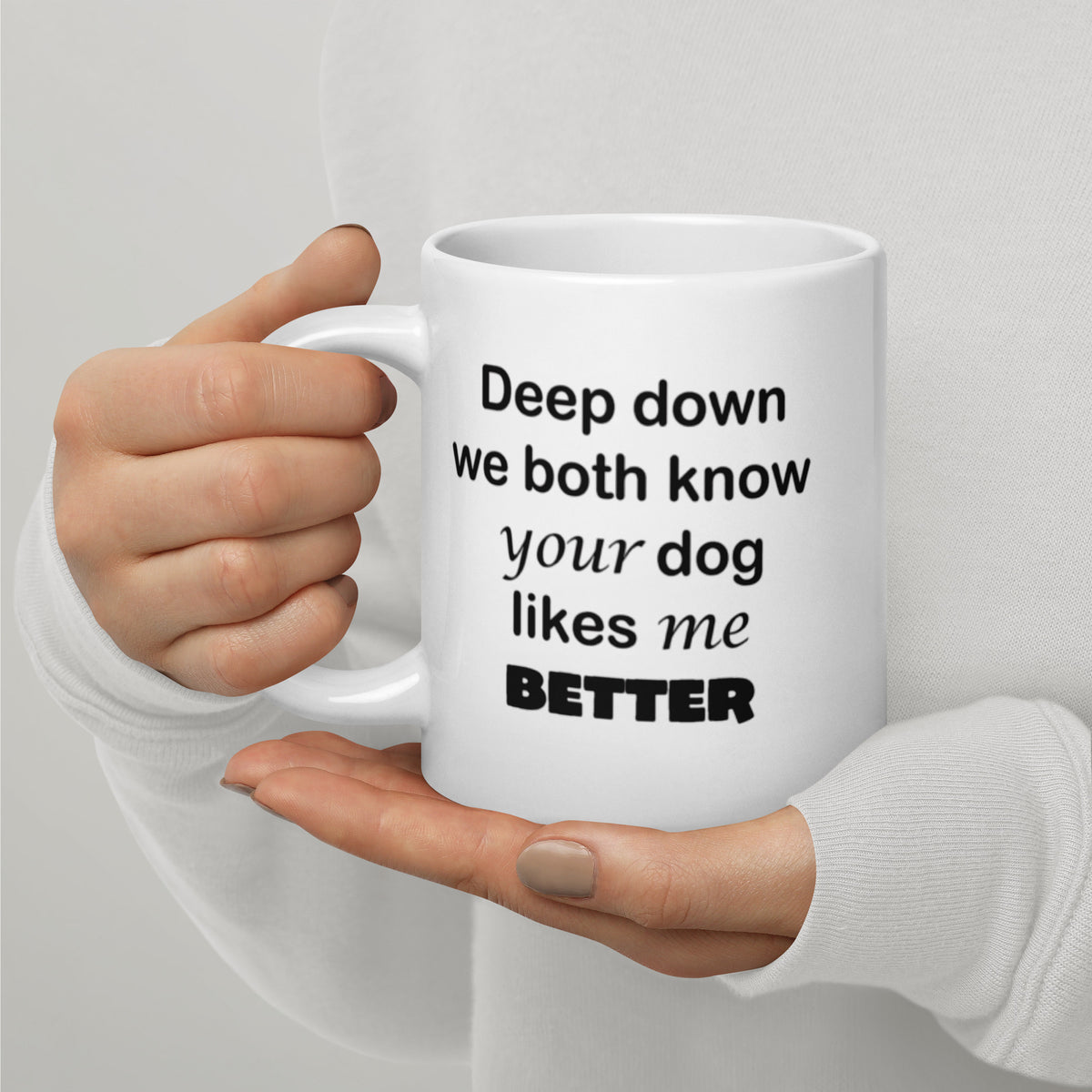 Funny Dog Mug Gift for Dog Lovers - Dog Mom Dog Dad Coffee Mug - Pet Owner Gift