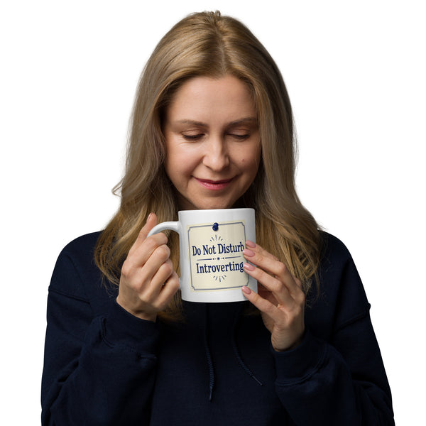 Introvert Mug - Do Not Disturb Coffee Cup - Funny Antisocial Gift