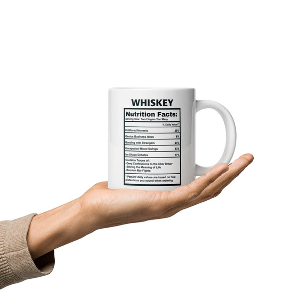 Whiskey Lover Mug Funny - Gift for Dad Men Husband - Sarcastic Whiskey Coffee Mug Bourbon Gift