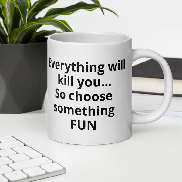 Gorilla Coffee Mug Gift for Men - Funny Arm Wrestling Mug Dad Gift - Motivational Strength Mug For Him