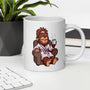 Grumpy Lady Bigfoot Mug - Sasquatch Coffee Cup - Funny Cryptid Gift for Coffee Lovers