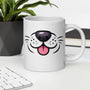 Dog Face Mug - Funny Dog Lover Gift - Cute Puppy Coffee Mug - Dog Mom, Dog Dad Gift