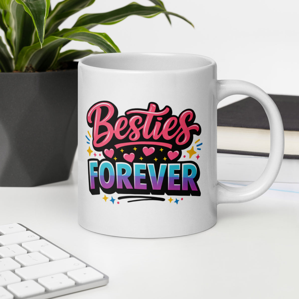 Best Friend Mug - BFF Gift - Friendship Mug - Birthday Gift for Her - Bestie Gift - Besties Forever