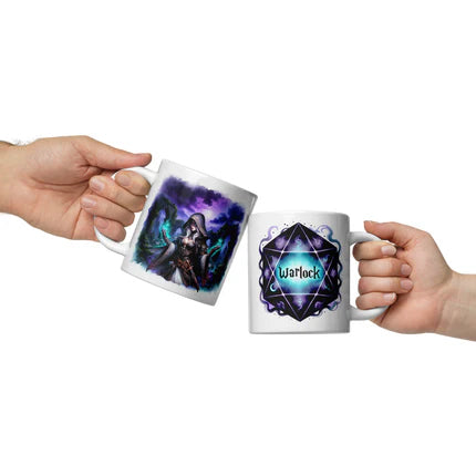 Warlock DND Mug - Dungeons and Dragons Gift - Warlock Class Coffee Mug - Tabletop Gaming Gift - RPG Fantasy Mug